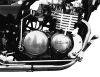 Přepákování Motorrad Burchard pro Kawasaki Z 550 LTD, předsunutí -  35 cm - chrom - SUNDANCE